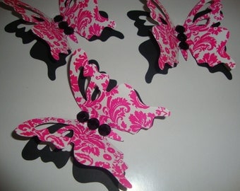 Popular items for bright pink damask on Etsy