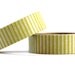 30% OFF SALE - 1 Roll of Apple Green and White Stripe Masking Tape / Japanese Washi Tape (.60 inches x 33 feet)