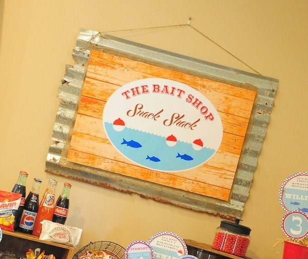 DIY, 20x30 Bait Shop Snack Shack POSTER Il_570xn