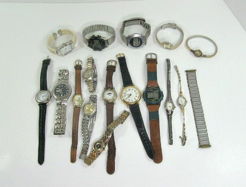wristwatches, parts, supplies