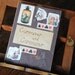 Alice in Wonderland notebook, shabby chic mixed media journal with pyrography