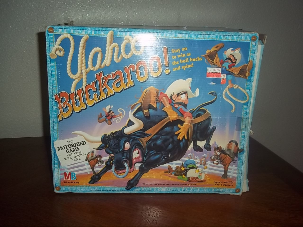 Vintage Milton Bradley Yahoo Buckaroo Game by BargainsByTrina