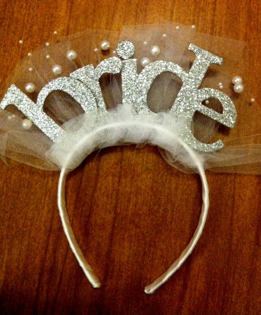 Bride Headband- big letters