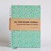 All Year Round Timeless Journal (Self filled dates, months & years, fabric wrapped) - Green Moss