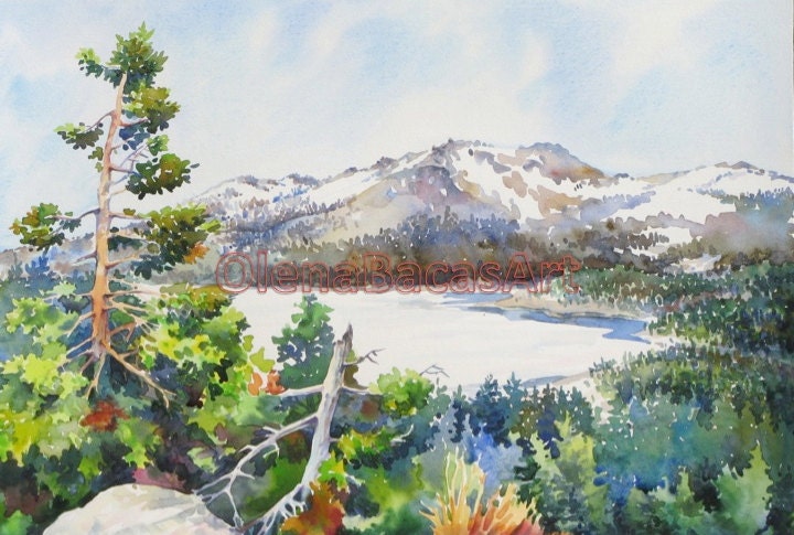 Winter Watercolor Paintings Landscapes
