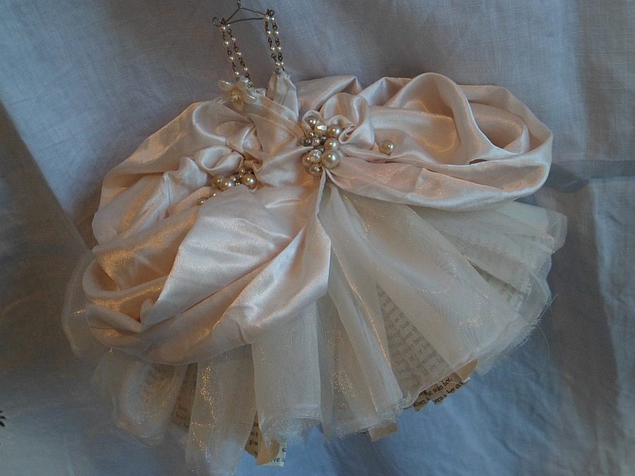 Art Dress Assemblage - Summer Wedding.