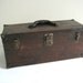 Vintage Wood Tool Box - Rustic Storage
