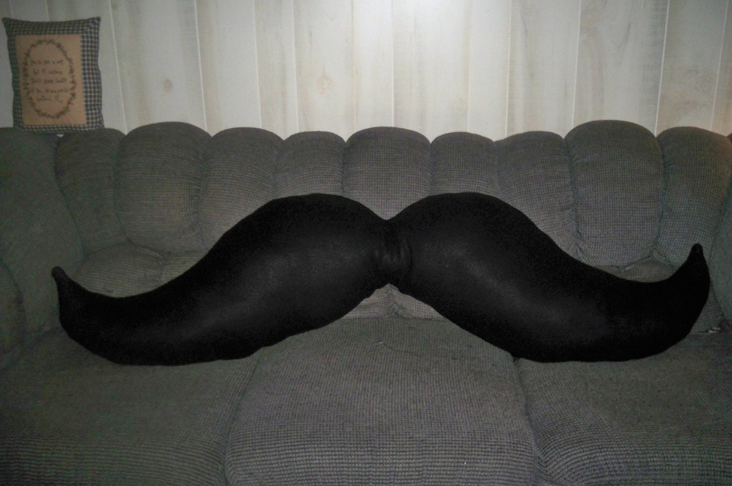 Mustache Body Pillow You Choose Color Over 5 feet long for Novembeard
