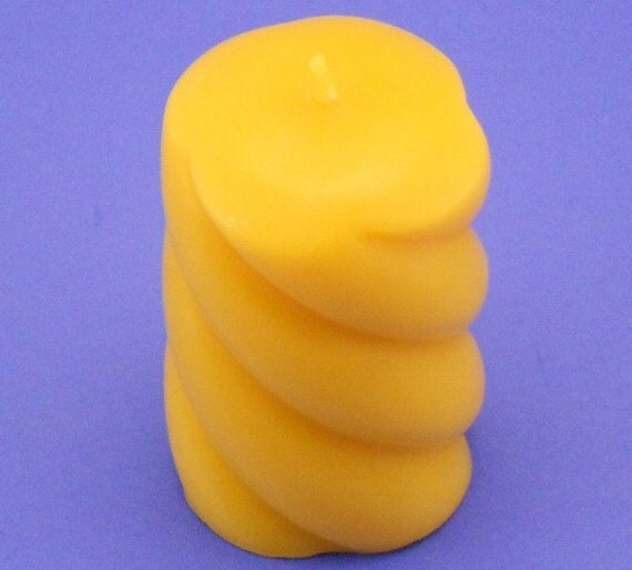 Beeswax Candle Spiral Candle Pure Bees Wax Candle by EpicBeeswax