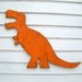 T Rex Wall Art Dinosaur Small Baby Nursery Wall Decor