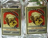 Yorkie  Salt and Pepper Shaker set of 2 as shown