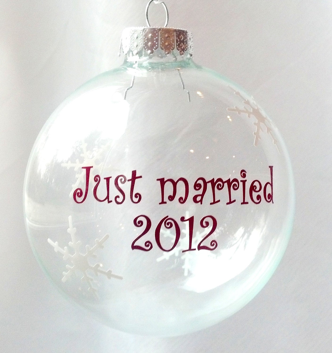 wedding newlywed gift glass ornament christmas by wedding newlywed gift glass ornament christmas by