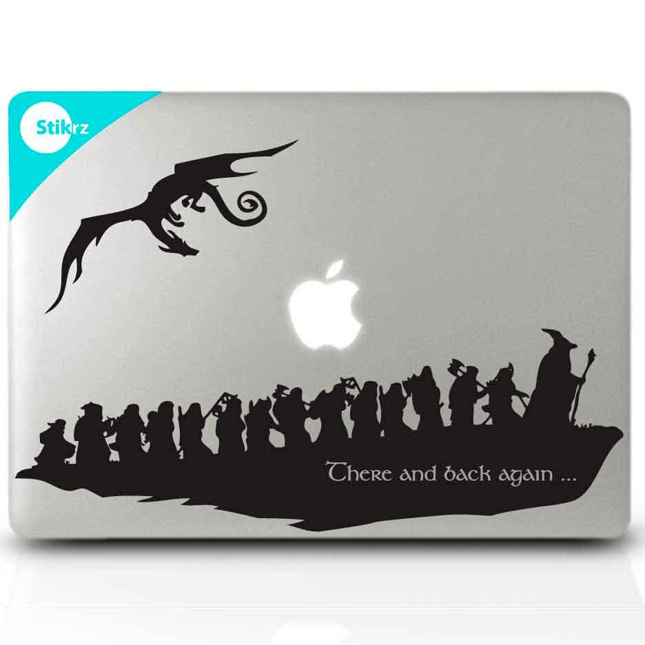 Vinyl MAC DECAL - Lord of the Rings decal - for your laptop, car, board, and more -Geekery Decal Computer Sticker- The Hobbit- Decal 207