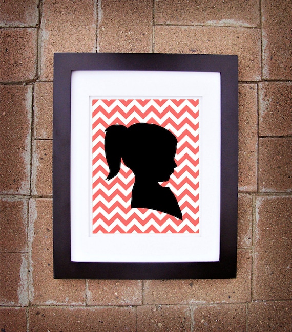 Personalized/Customizable Silhouette Art - 8x10 Printable Art