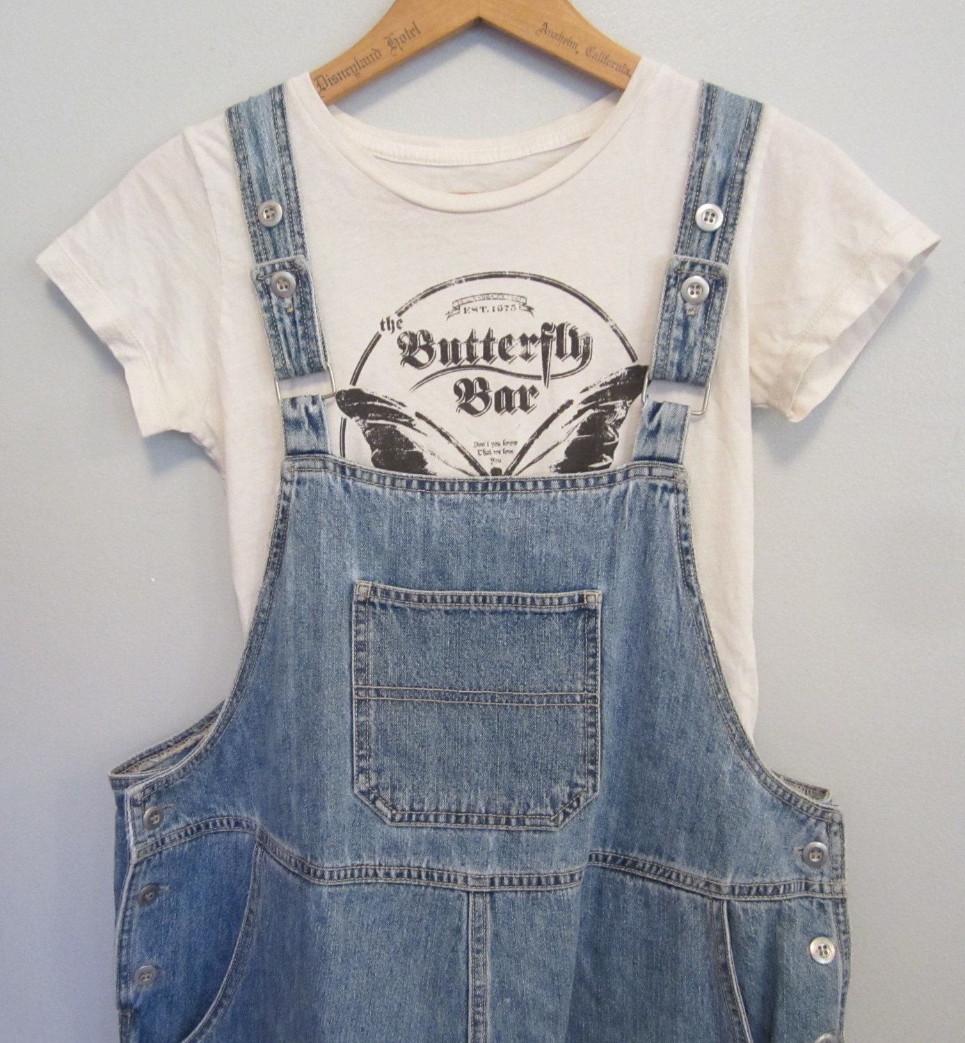 Womens Dungaree Shorts