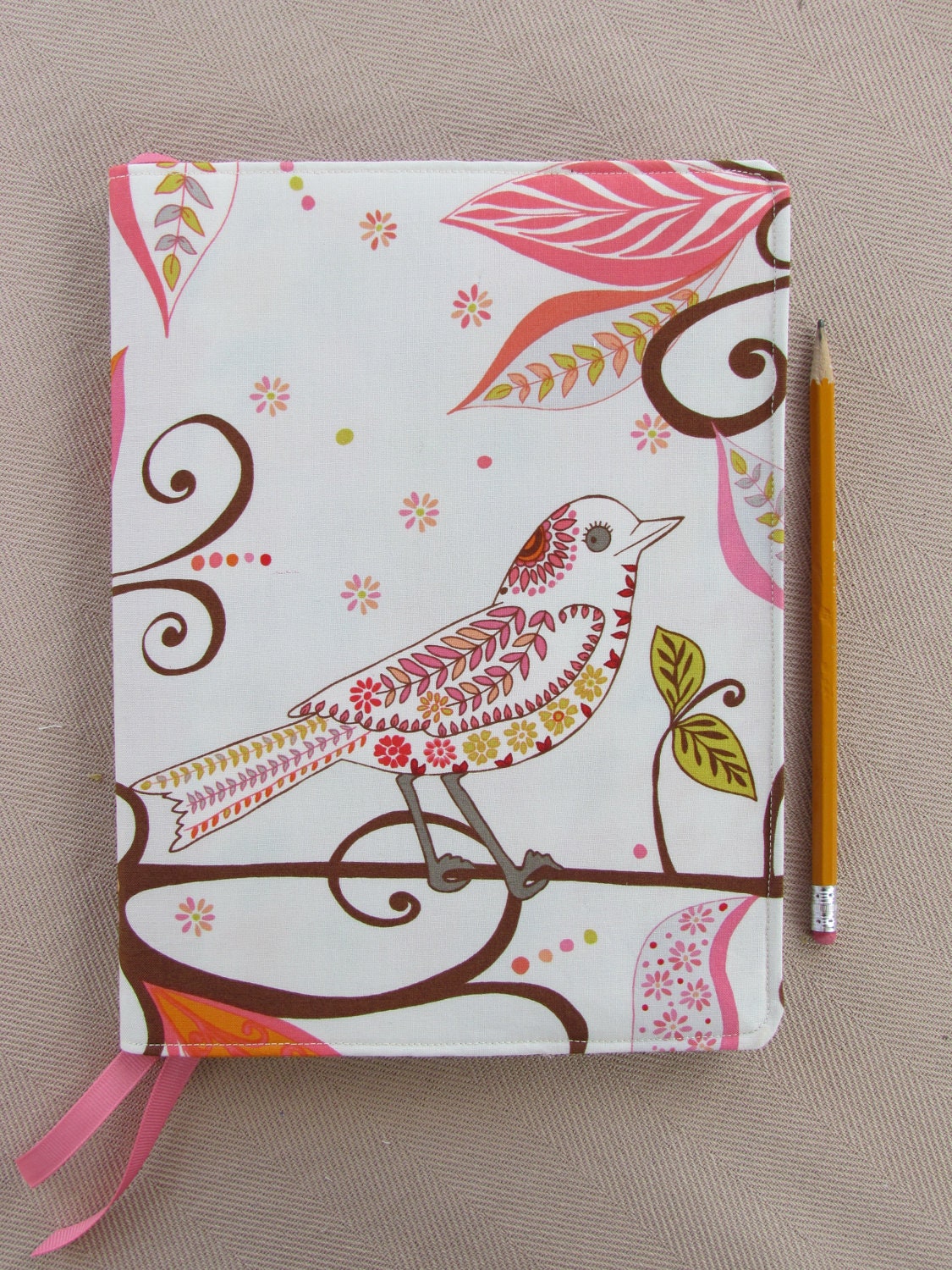 Composition Journal Notebook Cover-Wren bird