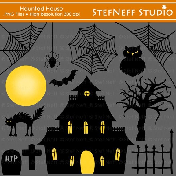 haunted house clip art pictures - photo #27