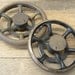 Rusty Old Cast Iron Industrial Salvage Hand Wheels Steampunk Assemblage Art