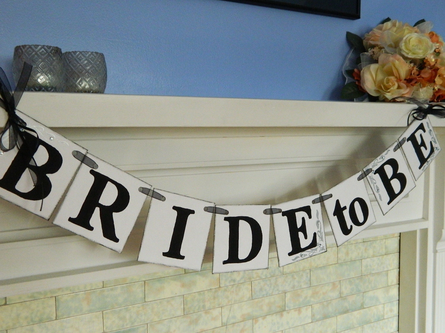 Bridal Shower Decor Bride to Be Banner Bridal Shower Sign Bachelorette Party Decor You Pick the Colors