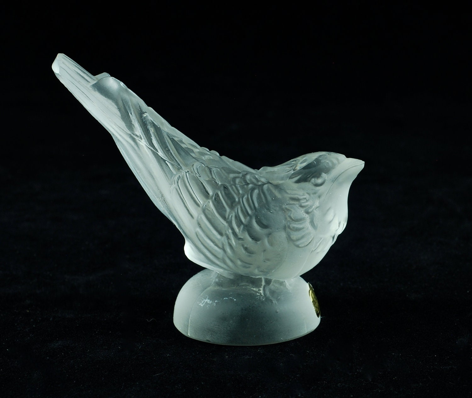 Vintage Bohemia and Barolac Crystal Bird Figurines by BirneyCreek