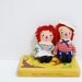 Raggedy Ann and Andy, 7 inch dolls, 1970s knickerbocker