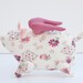 Flying pig - softie,stuffed animal toy, plush soft pig toy.Child friendly stuffed toy- gift idea for birthday,get well and cheer up