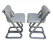 Vintage Chrome Dining Chair