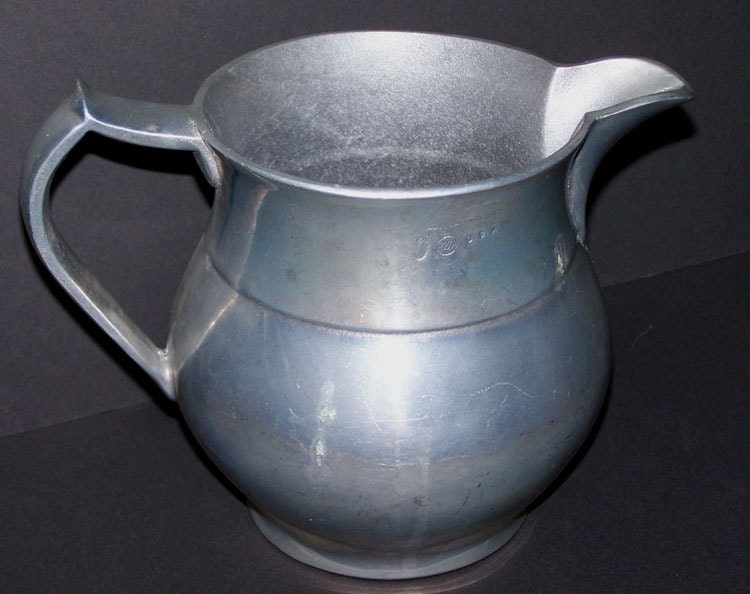 Vintage 6 Inch Wilton Columbia PA Pewter Water by KindDragonFly