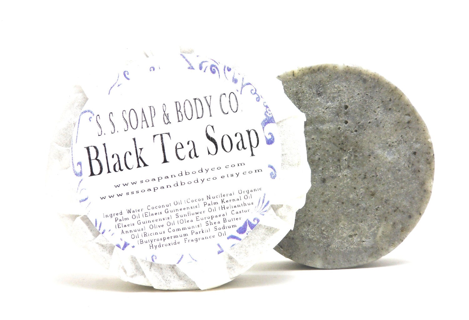 Men's Black Tea Soap - with Shea Butter