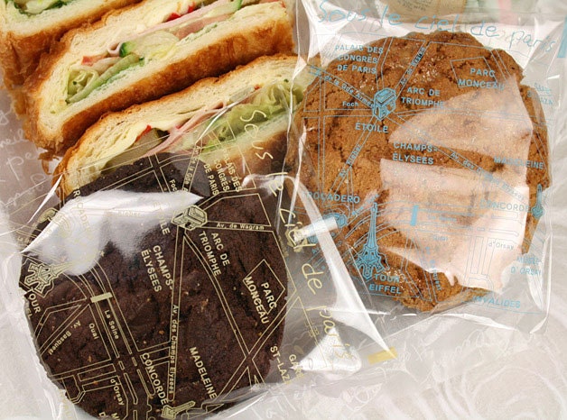 Pari Map  Cookie Bread Cellophane Self Sealing Bags