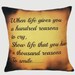 My Designer Fabric Yellow Orange brown Cotton with Text Throw pillow case, fits18"x18" insert, Toss pillow case, Cushion case.