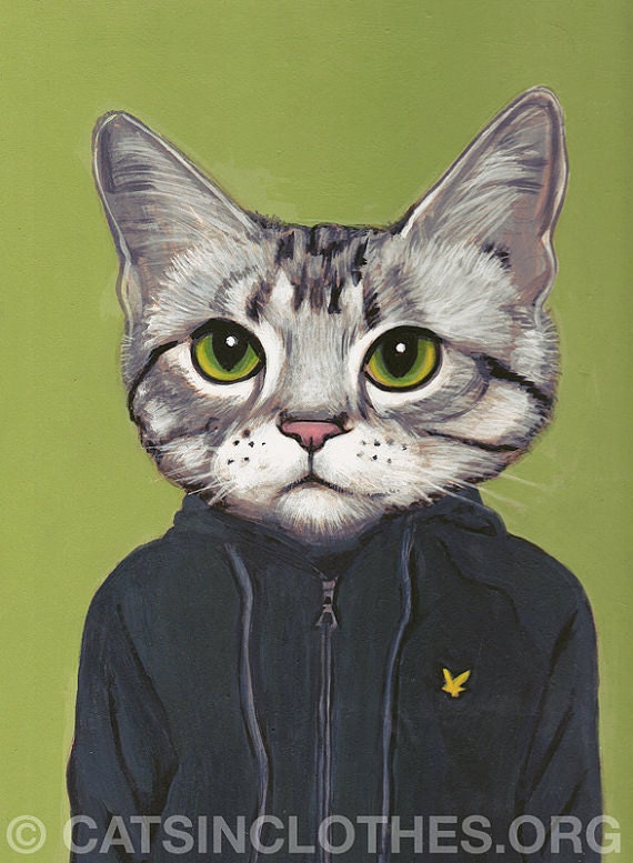 Vincent-8.5 x 11 -Matte Print - From Painting by Heather Mattoon