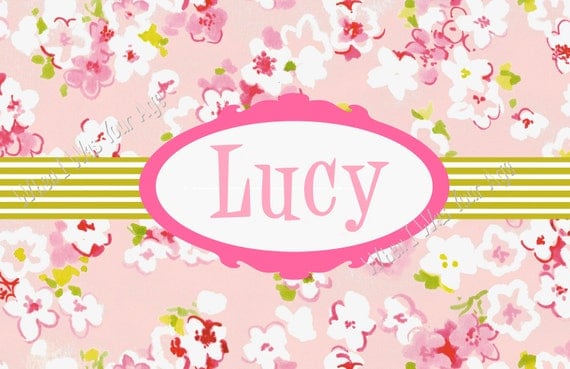 Cherry Blossom Personalized Placemat Il_570xn