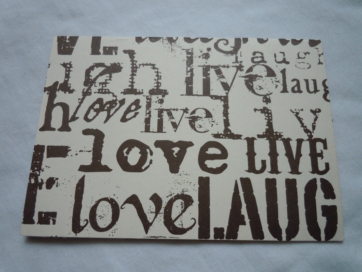Live Laugh Love 2 Passport Cover