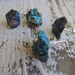 BLUE MOON / Raw Chalcopyrite Rainbow Peacock Ore Gem Stone Crystal Earrings Sterling Silver Studs, Sparkly, Astral, Summer
