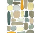 8x12 digital print from watercolor painting. Affordable modern art for your home.