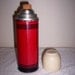 Vintage Early 1960s Icy Hot Vacuum Bottle Aluminum Thermos with Original Cork Stopper Only 10 USD