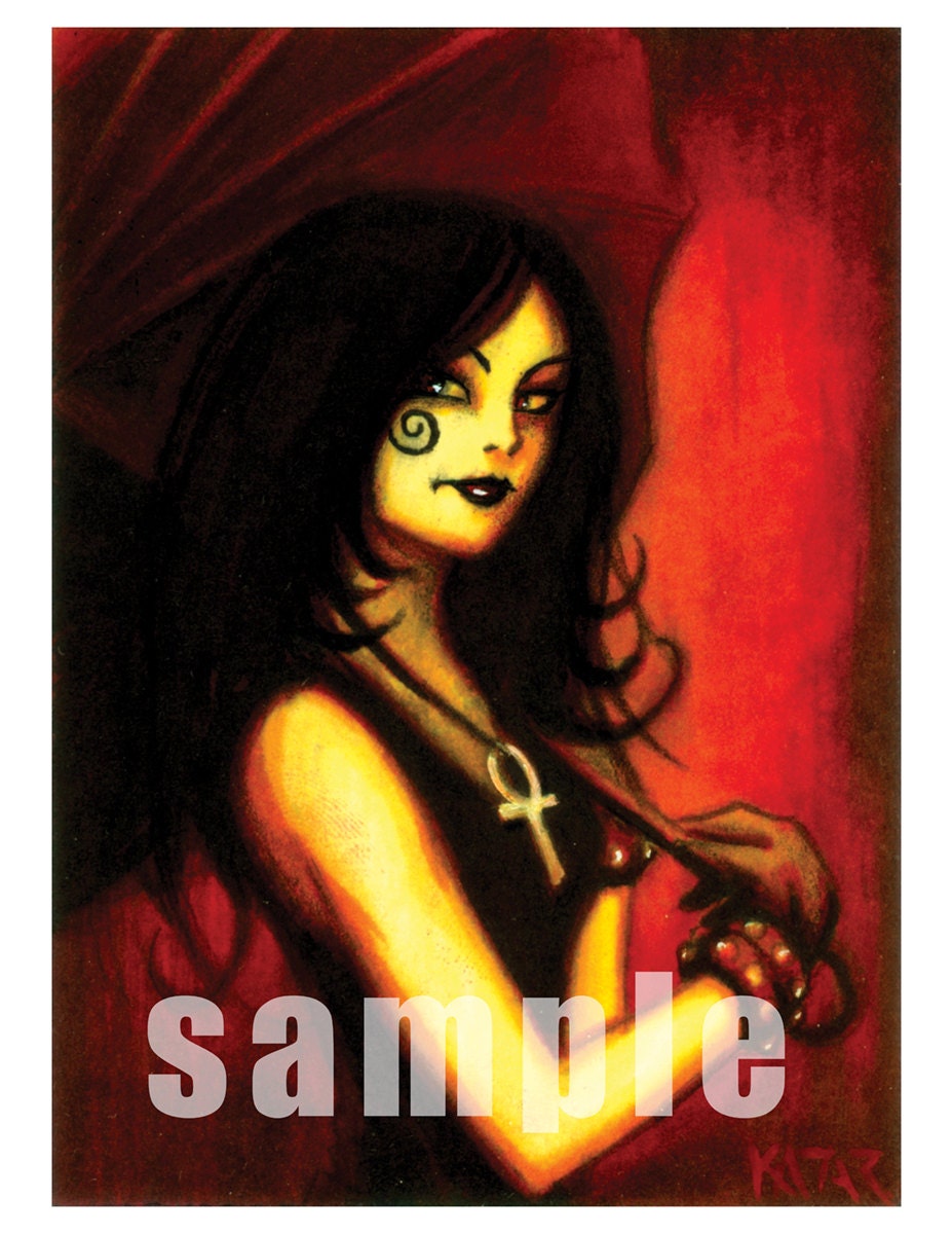 Original Custom Illustration/Painting 11" x 17" by Frank A. Kadar