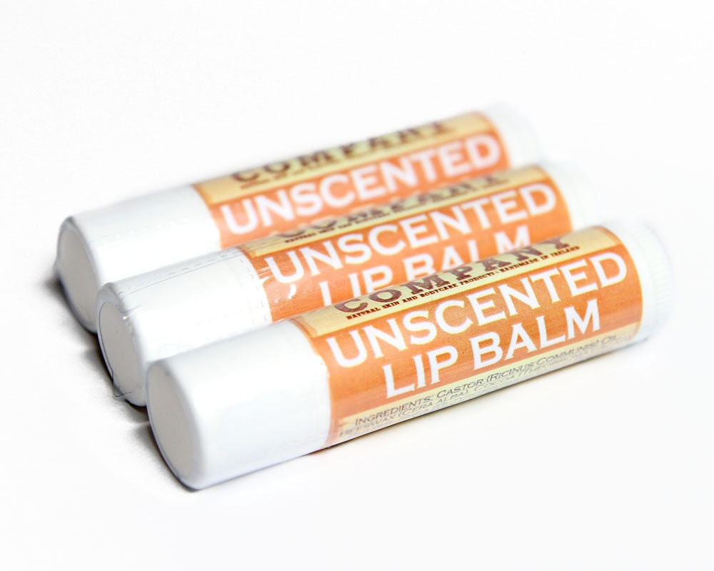 Unscented Lip Balm Fragrance Free Lip Balm Tube by