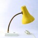 Vintage yellow neck goose lamp 70s