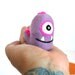 Needle Felted Not So Scary Purple/Pink Monster-Natural Toy
