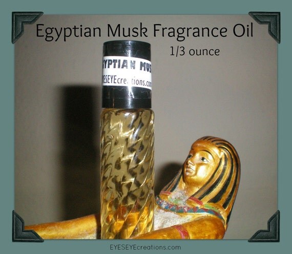 Egyptian Musk Fragrance Body Oil 1/3 ounce oz by EYESEYEcreations