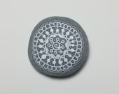 Mandala Painted Pebble