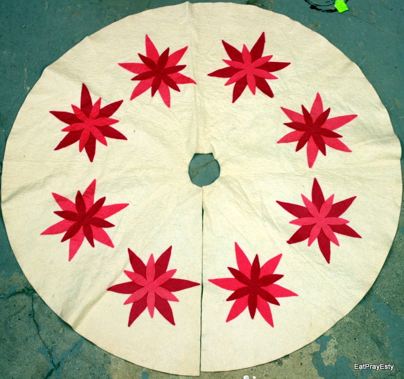 Im Dreaming of A Pink Christmas Vintage Christmas Tree Skirt