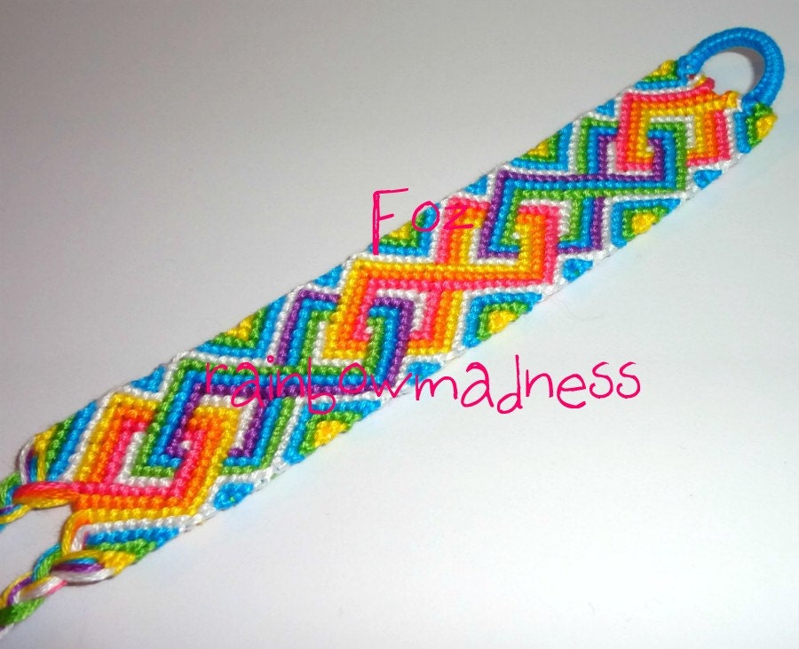 rainbow wrist cuff