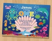 Under the Sea Birthday Party (Photo) Invitation Digital Printable