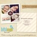 INSTANT DOWNLOAD - Photoshop Template -Chocolate Birth Announcement - E148