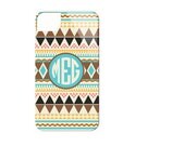 Fall into Tribal  - Personalized iphone 5 iphone 4 Aztec Geometric Cell Case
