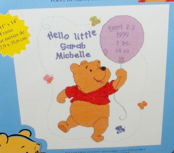 Winnie The Pooh Counted Cross Stitch 113250 by SeLEcTiViTiEs