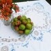 Vintage Embroidered Tablecloth // Cross Stitch Needlepoint